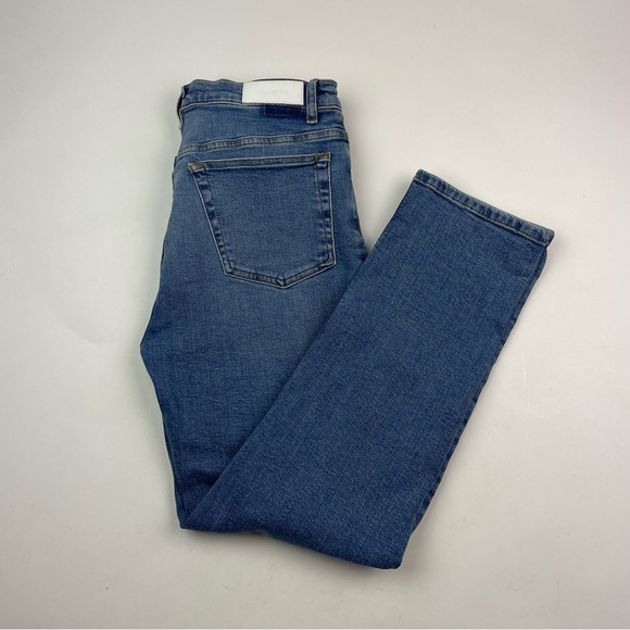 Re/Done Women’s Laguna Extra Stretch 70s Straight Jeans Size 31 - Picture 3 of 11